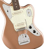 Fender Electric Guitars - American Professional Classic - Jaguar - Faded Firemist Gold - Front Angle