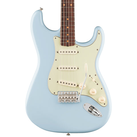 Fender Electric Guitars - Vintera III Early '60s Stratocaster - Sonic Blue - Front Close 