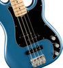Fender Electric Guitars - American Performer Precision Bass - Maple Fingerboard - Satin Lake Placid Blue - Angle
