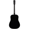 Fender Acoustic Guitars - CD-60S - Black - Back