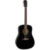 Fender Acoustic Guitars - CD-60S - Black - Front Angle