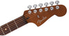 Fender Acoustic Guitars - Acoustasonic Standard Jazzmaster - Black - Front Headstock