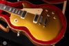 Gibson Electric Guitars - 1975 Les Paul Deluxe - Gold Top - Used - Case & Guitar Close 