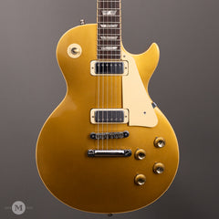 Gibson Electric Guitars - 1975 Les Paul Deluxe - Gold Top - Used - Front Close