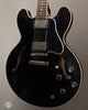 Gibson Guitars -  Custom Shop '61 ES-335 Ebony #111701 - USED (2021) - Front Angle 