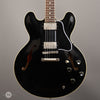 Gibson Guitars -  Custom Shop '61 ES-335 Ebony #111701 - USED (2021) - Front Close 