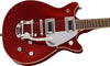 Gretsch Electric Guitars - G5232T Electromatic Double Jet FT w/ Bigsby - Firestick Red - Angle