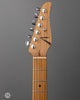 Tom Anderson Guitars - ICON Classic - Black (DG) - Front Headstock 