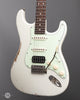 Tom Anderson Electric Guitars - Icon Classic - Olympic White - In-Distress Level 2 - Front Angle