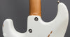 Tom Anderson Electric Guitars - Icon Classic - Olympic White - In-Distress Level 2 - Heel