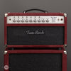 Two-Rock Amplifiers - Classic Reverb Signature 40/20 Watt Head - Silver Chassis - Burgundy Suede w/Black Sparkle Matrix Grillcloth w/Matching 2x12" Cabinet