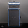 Two-Rock Amplifiers - Classic Reverb Signature 50 Watt Head - Silver Chassis - Denim Suede w/ Sparkle Matrix Cloth - Front 