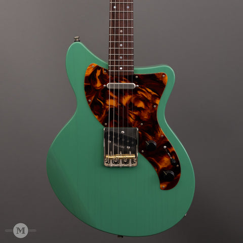 Collings Electric Guitars - 71 - Watson Green - Hand Poured Pickguard - Ron Ellis Pickups - Front Close 
