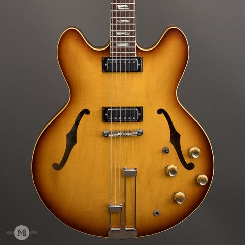Epiphone Electric Guitars - 1967 E360TD Riviera - Royal Tan - Used - Front Close