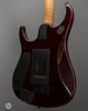 Music Man - JP15 Amber Waves Flame - Figured Roasted Maple/Maple - Back Angle 