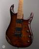 Music Man - JP15 Amber Waves Flame - Figured Roasted Maple/Maple - Front Angle 
