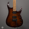 Music Man - JP15 Amber Waves Flame - Figured Roasted Maple/Maple - Front Close 