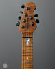 Music Man - JP15 Amber Waves Flame - Figured Roasted Maple/Maple - Front Headstock