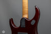 Music Man - JP15 Amber Waves Flame - Figured Roasted Maple/Maple - Heel 