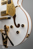 Gretsch Guitars - Falcon Hollow Body with String-Thru Bigsby and Gold Hardware - White - Controls