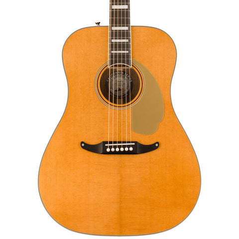 Fender Acoustic Guitars - King Vintage - Aged Natural - Front Close