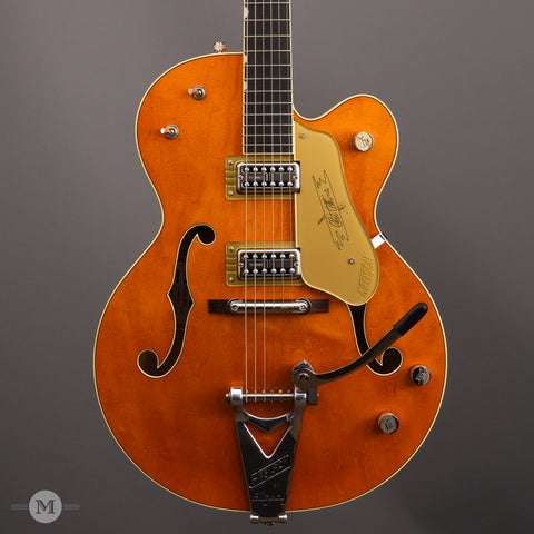 Gretsch Guitars - G6120T-59 Vintage Select Edition '59 Chet Atkins Hollow Body with Bigsby - Vintage Orange Stain Lacquer