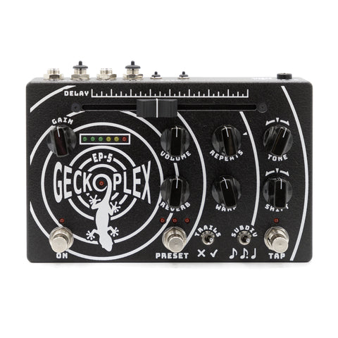 Gecko Pedals - Geckoplex EP-5 - Black -  Front Close