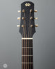 Iris Guitars - MS-00 - 14-Fret - Adirondack - Tobacco Burst with Ivoroid Binding - Firestripe - Flower Pot - Front Headstock 