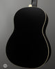 Iris Guitars - OG - All Black - Ivoroid Pickguard - Ivoroid Binding - Flower Pot - Back Angle 