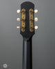 Iris Guitars - OG - All Black - Ivoroid Pickguard - Ivoroid Binding - Flower Pot - Back Headstock 