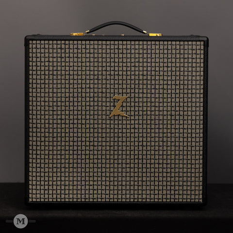 Dr. Z Amps - ROUTE 66 JR. 1x12 - Black - Dark Checks - Gold Z Logo