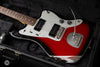 Seuf Electric Guitars - OH-10 - Tempered Pine Body - Red/Black Two-Tone Sunburst - Guitar & Case Close 