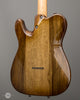 Tom Anderson Electric Guitars - T Classic- Contoured - Light Tobacco Shaded Edge - Back Angle