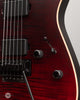 Tom Anderson Electric Guitars - Angel - Satin Cajun Red Reverse Surf with binding - Controls