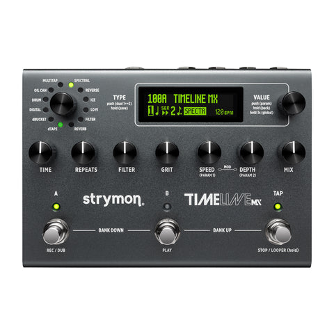 Strymon Effect Pedals - Timeline MX - Front 