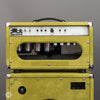 Two-Rock Amplifiers - Classic Reverb 100/50 Watt Head w/ Matching 2x12 Cab- Silver Anodize - Loden Suede - Vintage Beige Cloth - Back Close 