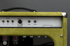 Two-Rock Amplifiers - Classic Reverb 100/50 Watt Head w/ Matching 2x12 Cab- Silver Anodize - Loden Suede - Vintage Beige Cloth - Back Plate Right 