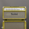 Two-Rock Amplifiers - Classic Reverb 100/50 Watt Head w/ Matching 2x12 Cab- Silver Anodize - Loden Suede - Vintage Beige Cloth - Front Close 