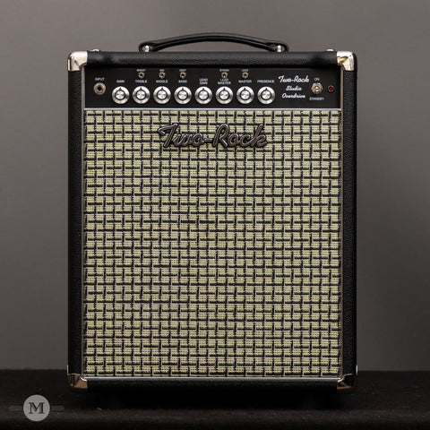Two-Rock Amplifiers - Studio Overdrive (Black Chassis) 1x12 Combo - Black Bronco w/ Large Check Cloth - Front 