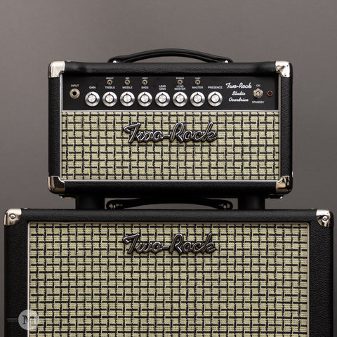 Two-Rock Amplifiers - Studio Overdrive Head (Black Chassis) and 1x12 Cab - Black Bronco w/ Large Check Cloth