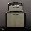 Two-Rock Amplifiers - Studio Overdrive Head (Black Chassis) and 1x12 Cab - Black Bronco w/ Large Check Cloth - Front 
