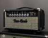 Two-Rock Amplifiers - Studio Overdrive Head (Black Chassis) and 1x12 Cab - Black Bronco w/ Large Check Cloth - Head Front Angle 