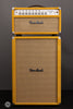 Two-Rock Amplifiers - TS1 100/50 Watt Head w/ Matching 2x12 Cab- Silver Anodize - Gold Suede - Cane Cloth