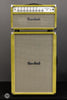 Two-Rock Amplifiers - TS1 100/50 Watt Head w/ Matching 2x12 Cab- Silver Anodize - Loden Suede - Vintage Beige Cloth - Front