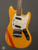 Fender Electric Guitars - 1971 Mustang - Competition Orange - Angle