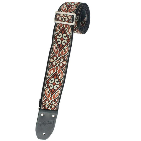 Henry Heller Deluxe Jacquard 2" Strap - Brown