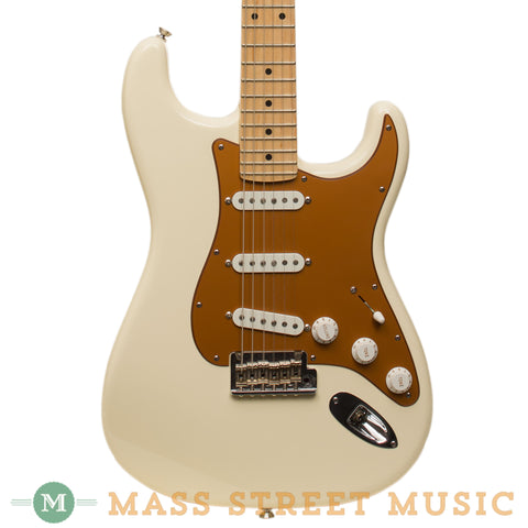 Fender - 2010 American Strat FSR Ebony & Ivory Used - Front