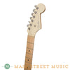 Fender - 2010 American Strat FSR Ebony & Ivory Used - Headstock