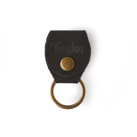 Taylor Key Ring w/Pick Holder - Black Nubuck