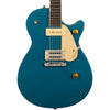Gretsch Electric Guitars - G2215-P90 Streamliner Junior Jet Club - Ocean Turquoise - Front Close